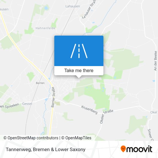 Tannenweg map