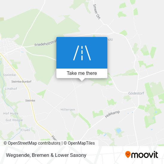 Wegsende map