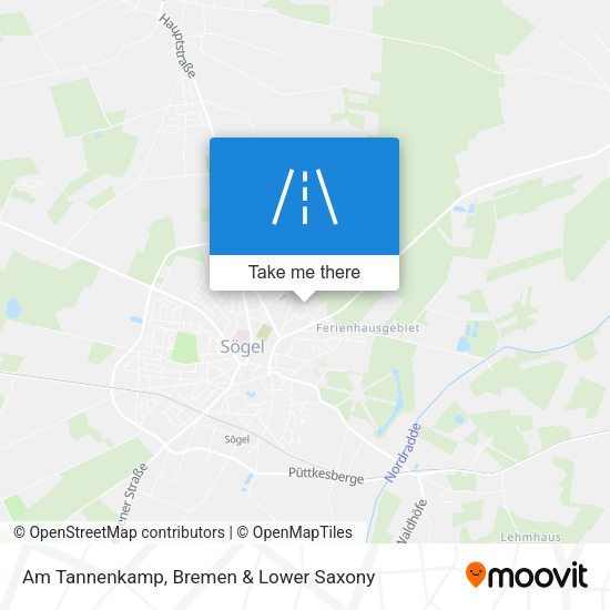 Am Tannenkamp map