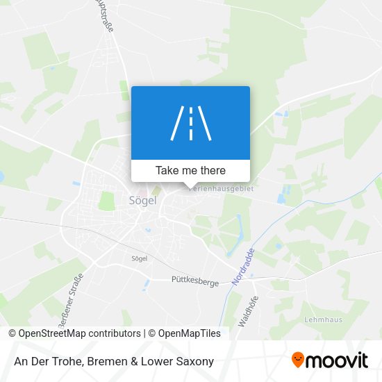 An Der Trohe map