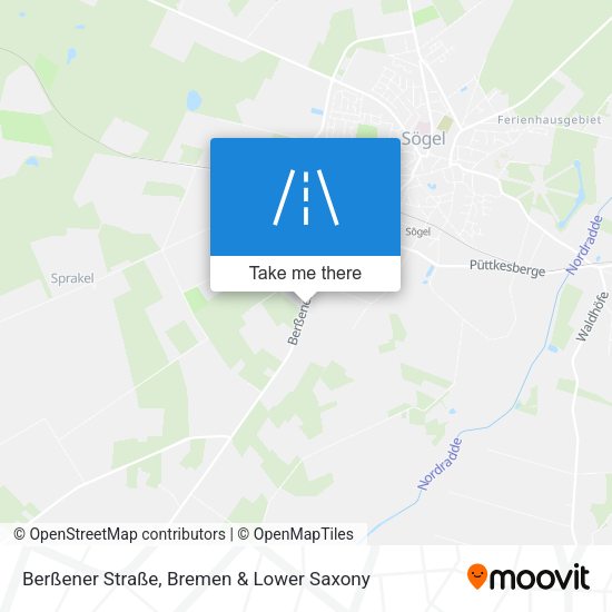 Berßener Straße map