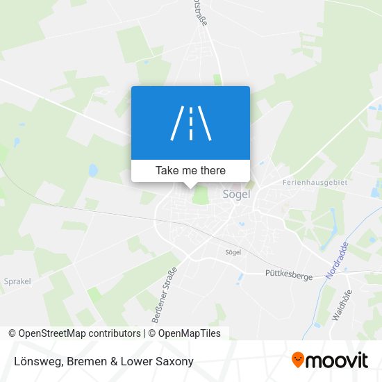 Lönsweg map