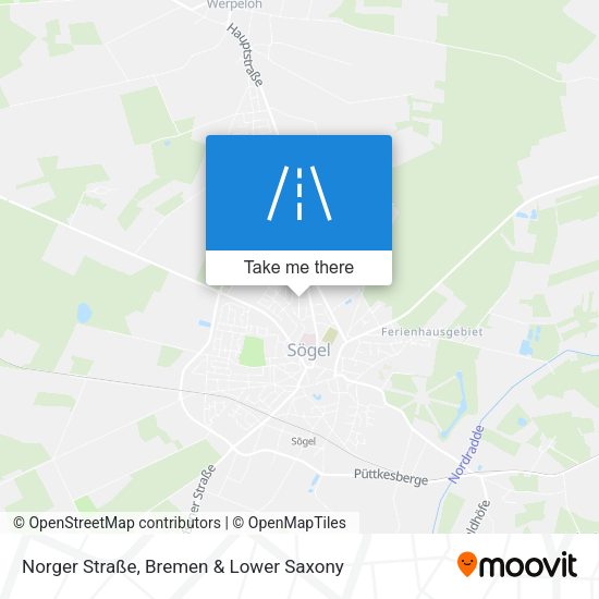 Norger Straße map