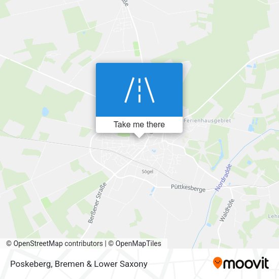 Poskeberg map