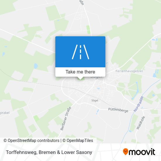Torffehnsweg map