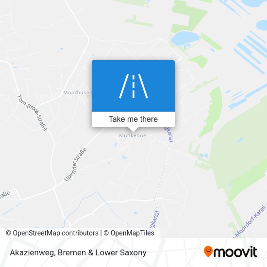 Akazienweg map