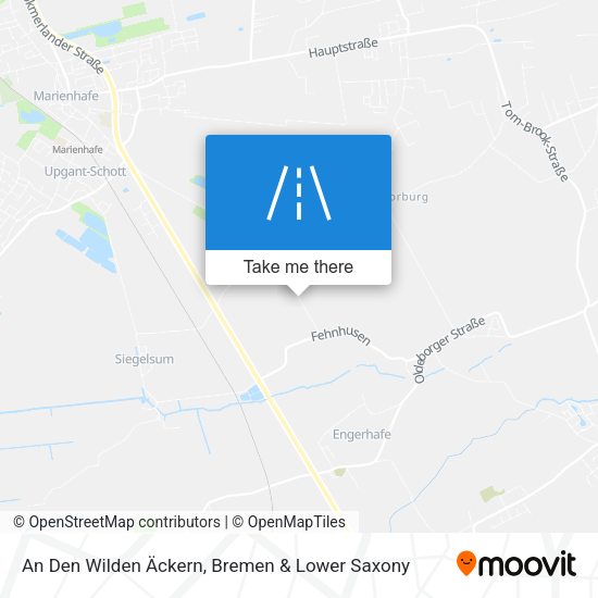 An Den Wilden Äckern map