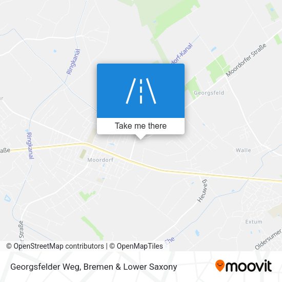 Georgsfelder Weg map