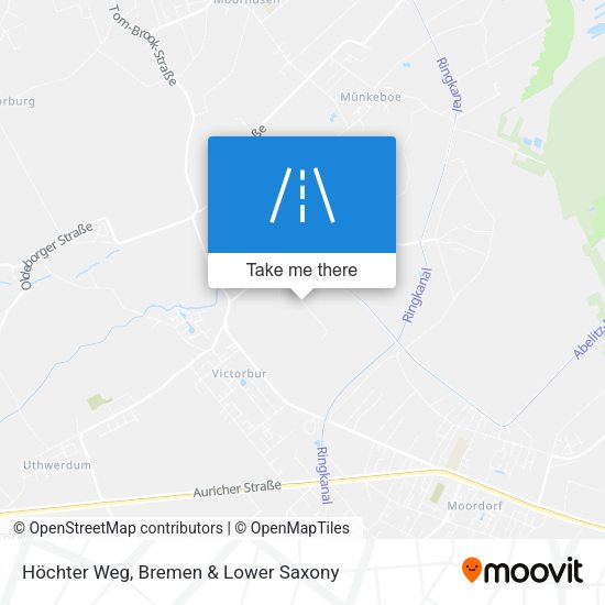 Höchter Weg map