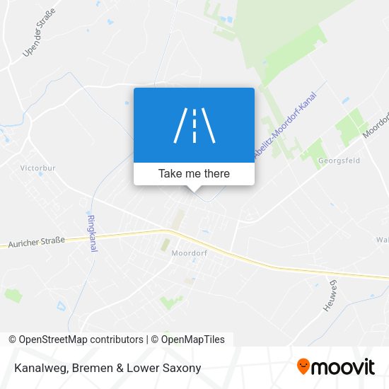 Kanalweg map