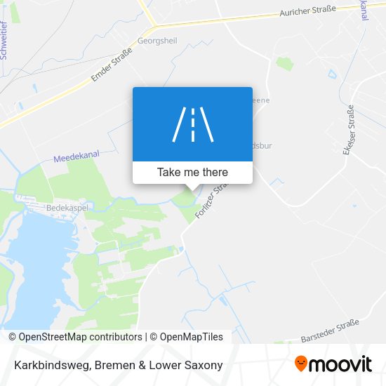Karkbindsweg map
