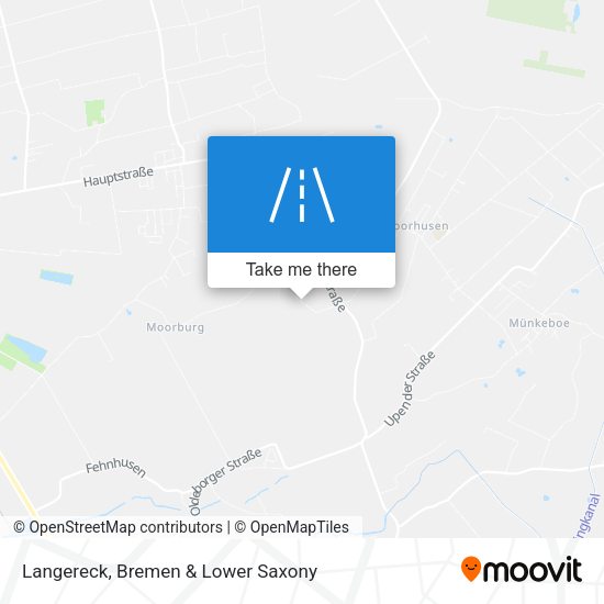 Langereck map