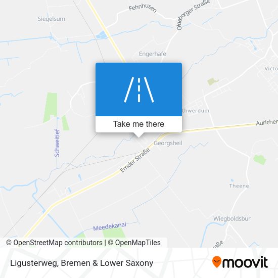 Ligusterweg map