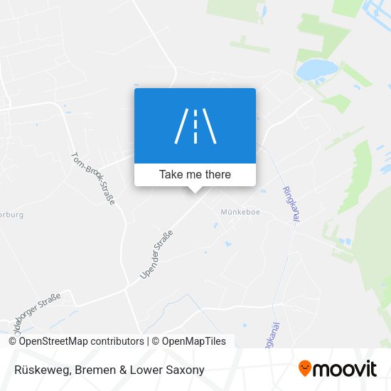 Rüskeweg map