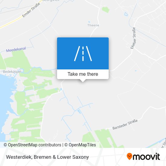 Westerdiek map