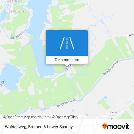 Woldenweg map