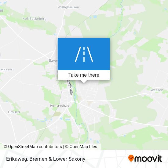 Erikaweg map