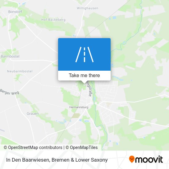In Den Baarwiesen map