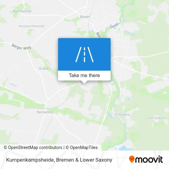 Карта Kumpenkampsheide