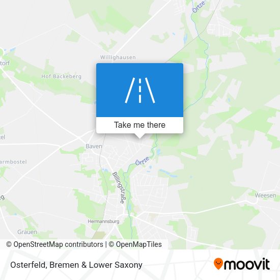 Osterfeld map