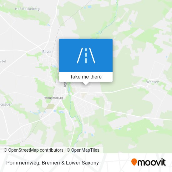 Pommernweg map
