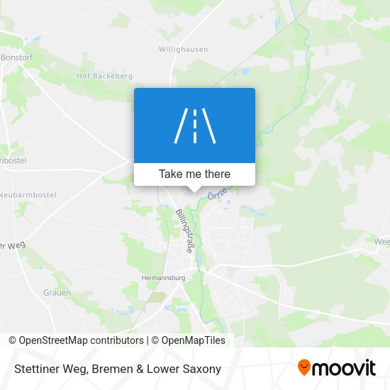 Stettiner Weg map