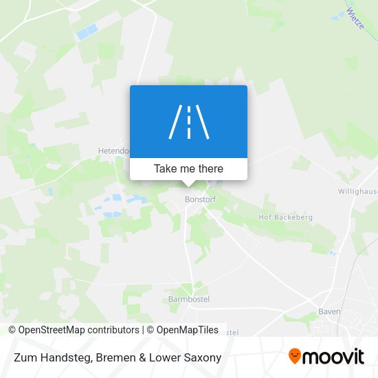 Zum Handsteg map