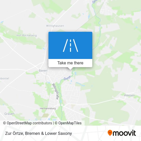 Zur Örtze map