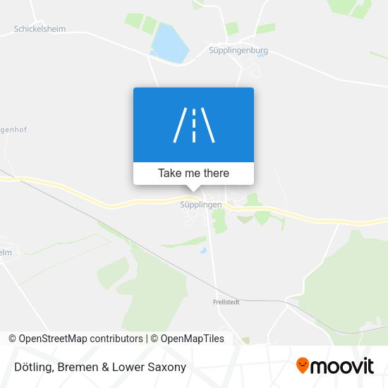Dötling map