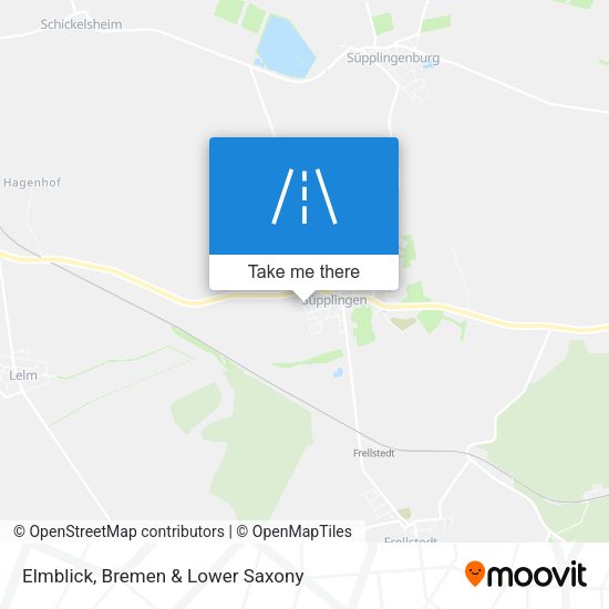 Elmblick map