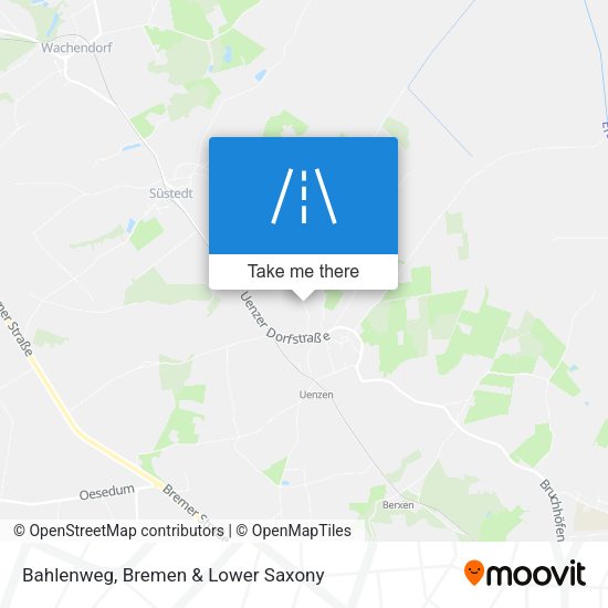 Bahlenweg map