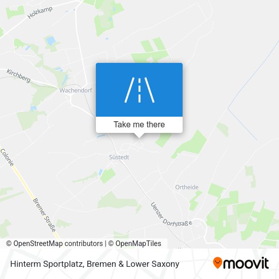 Hinterm Sportplatz map