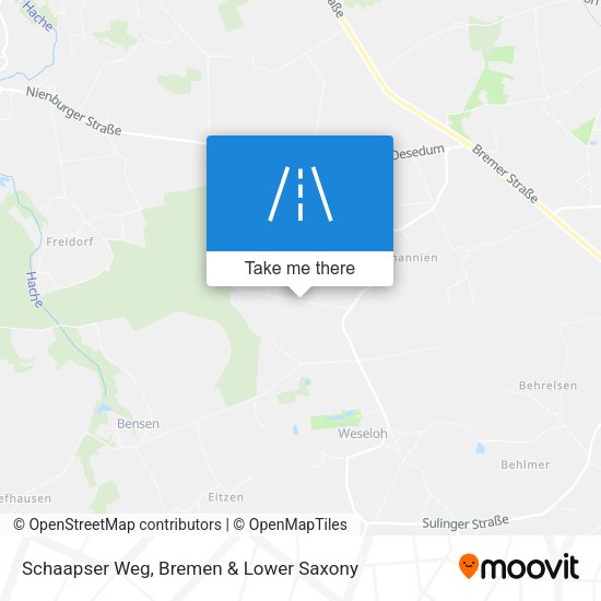 Schaapser Weg map