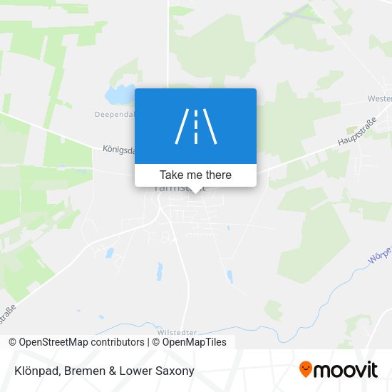 Klönpad map
