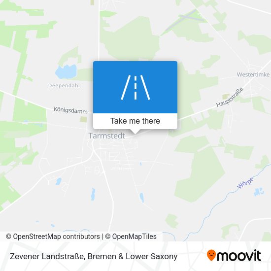 Zevener Landstraße map