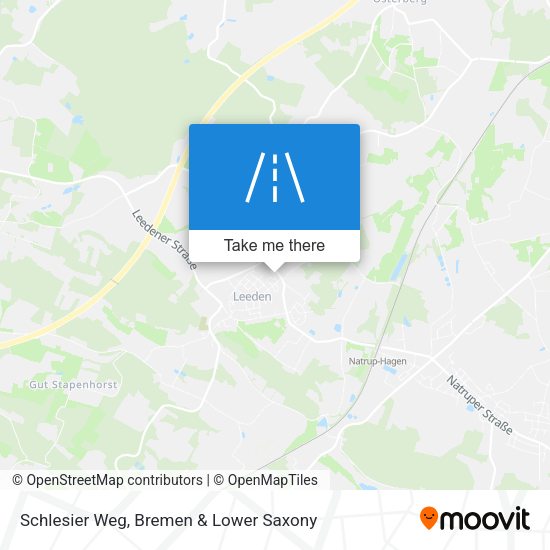 Schlesier Weg map