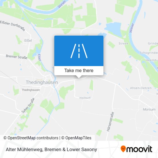 Alter Mühlenweg map