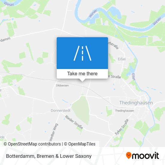 Botterdamm map