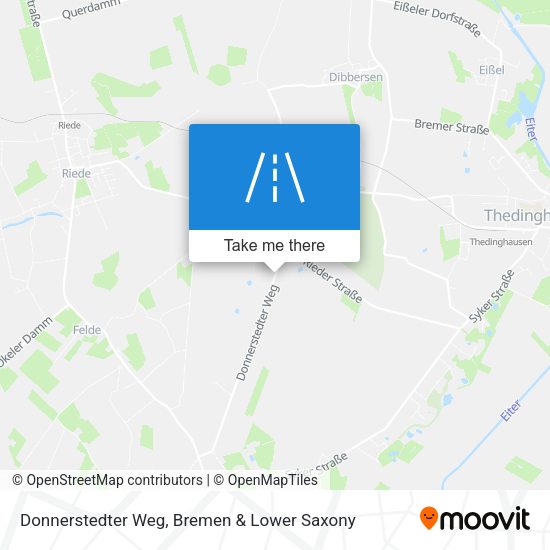 Donnerstedter Weg map