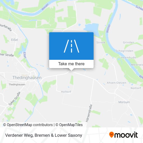 Verdener Weg map