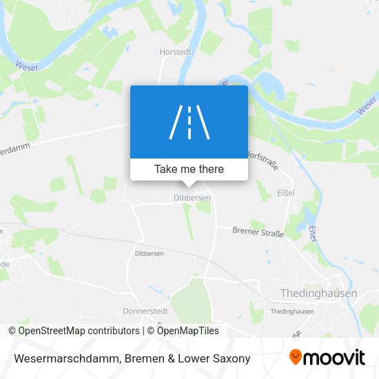 Wesermarschdamm map