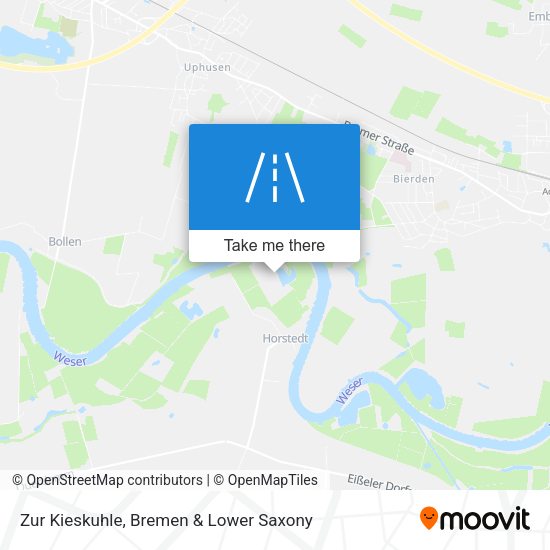 Zur Kieskuhle map