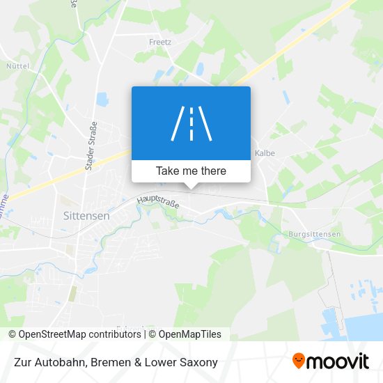 Zur Autobahn map