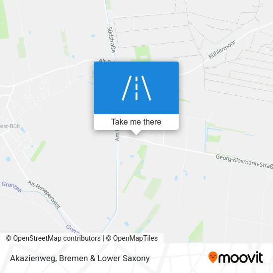 Карта Akazienweg