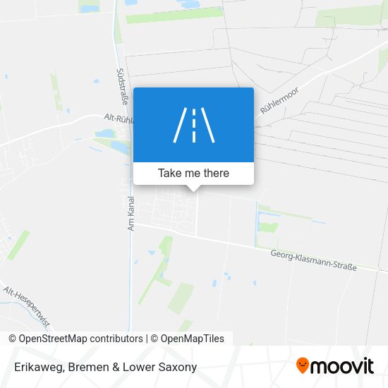 Erikaweg map
