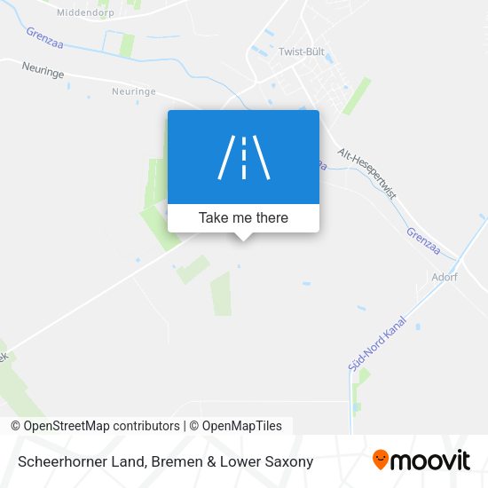 Scheerhorner Land map
