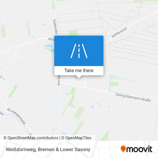 Weißdornweg map
