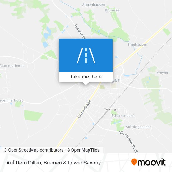 Auf Dem Dillen map
