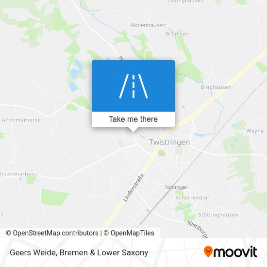 Geers Weide map