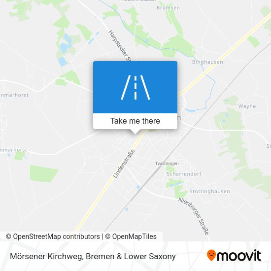Mörsener Kirchweg map